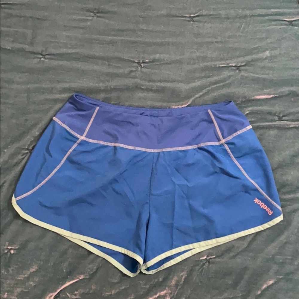 Blue Speedwick Reebok shorts